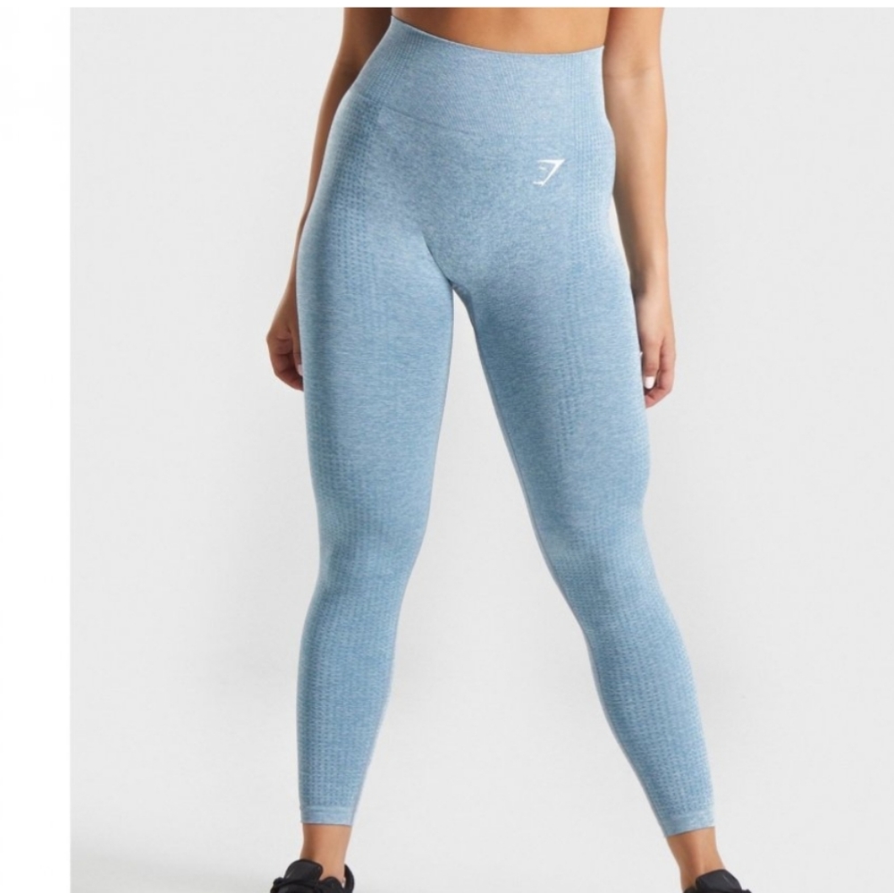 Gymshark Light Blue Vital Seamless Leggings